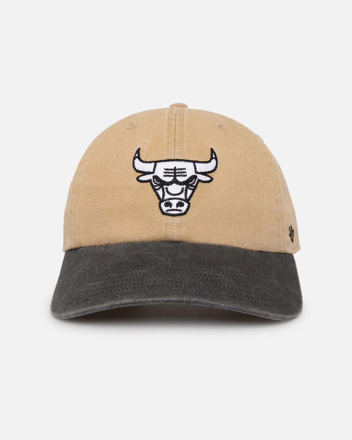 47 Brand Chicago Bulls 47 Clean Up Strapback Khaki