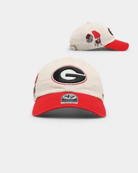 47 Brand Georgia Bulldogs NCAA Local '47 Clean Up Strapback Bone