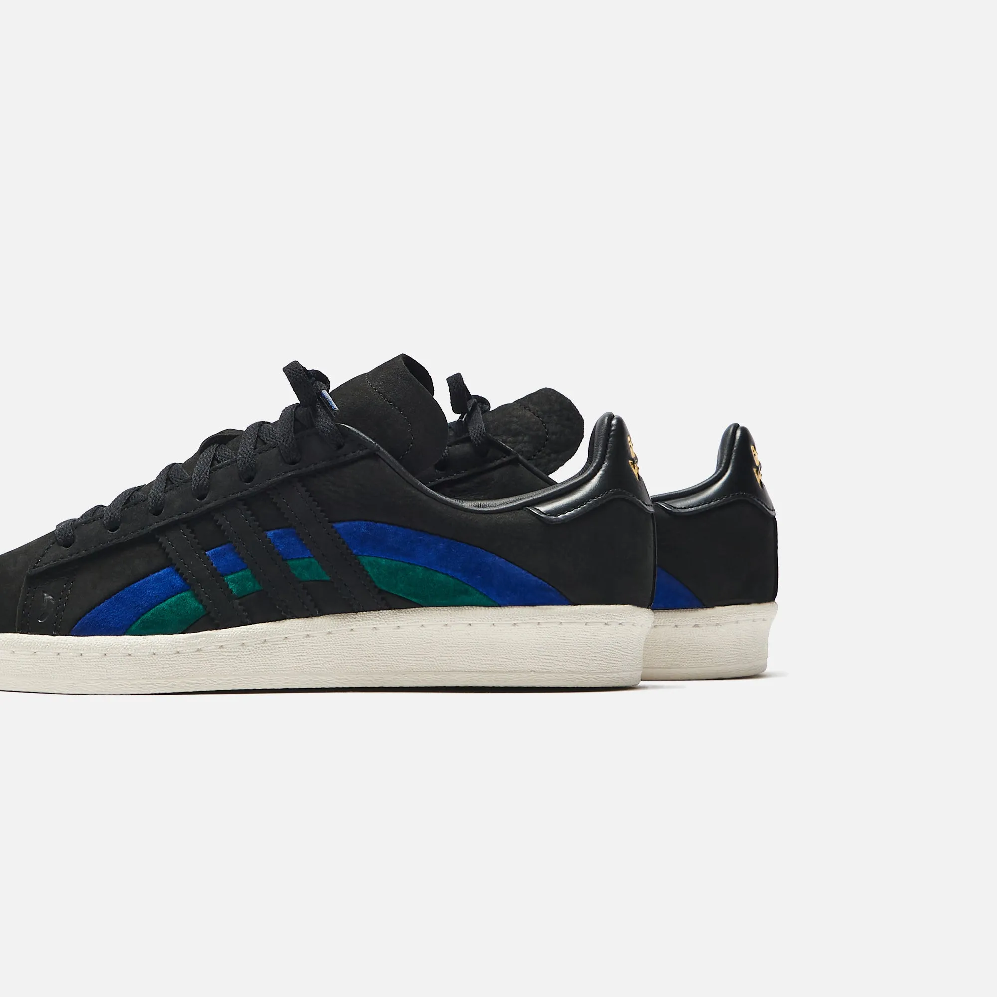 adidas Consortium x Bookworks Campus 80 - Core Black / Bold Blue / Collegiate Green