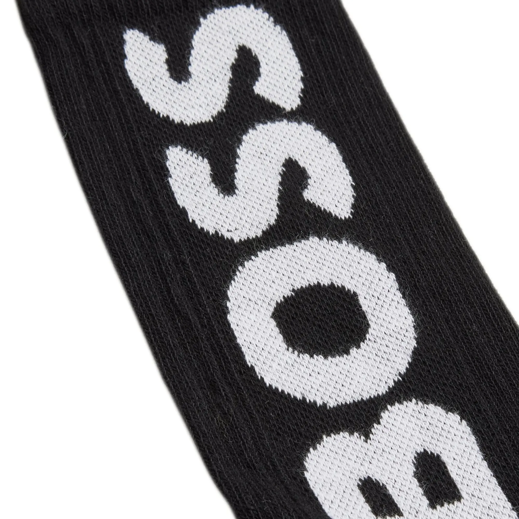 Boss Single Pack QS Rib Logo Sport Socks - Black