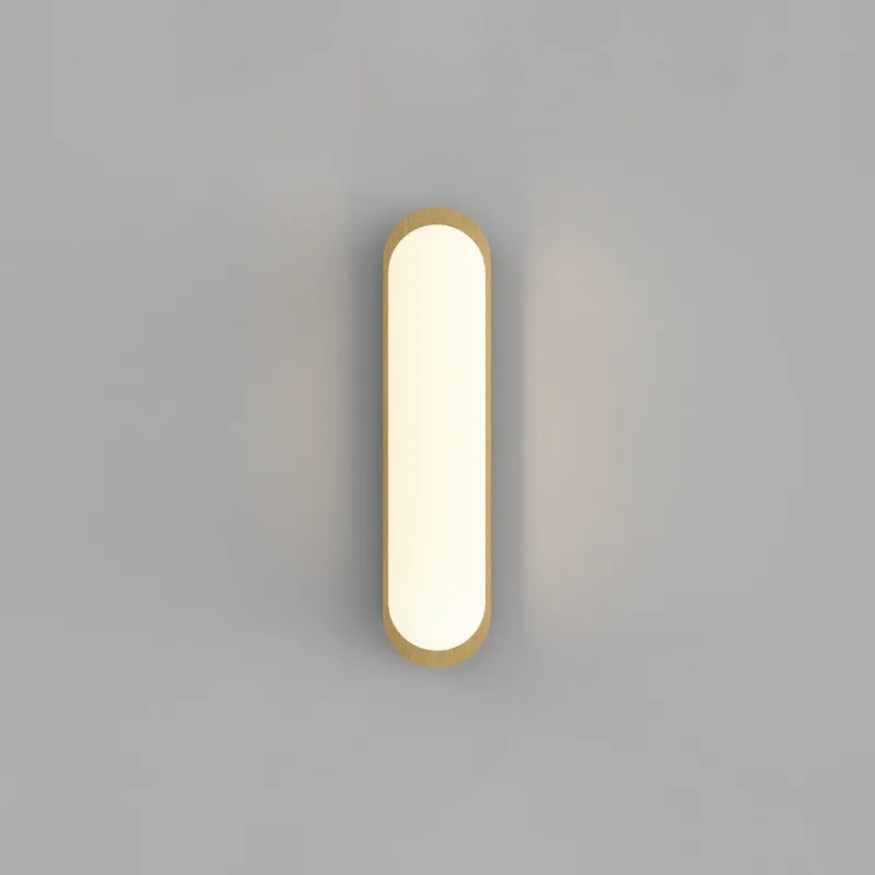 Elegant Elongated Glass Wall Light