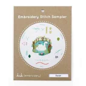 Embroidery Sampler Kit: Swan | Beginner