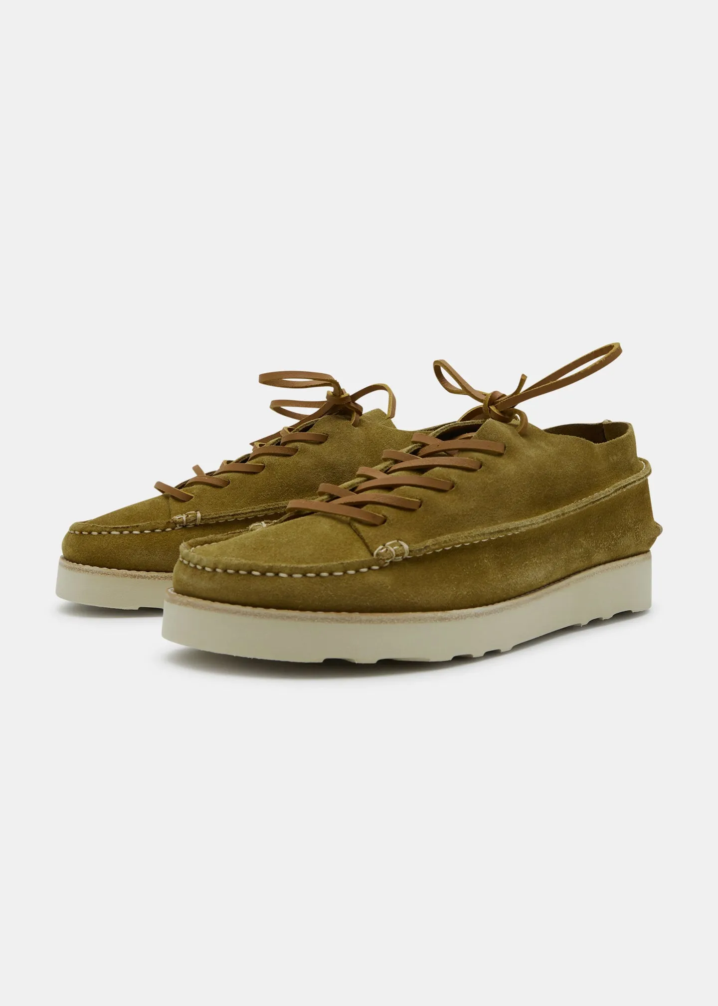 Finn III Suede Shoe On EVA Outsole - Moss Green