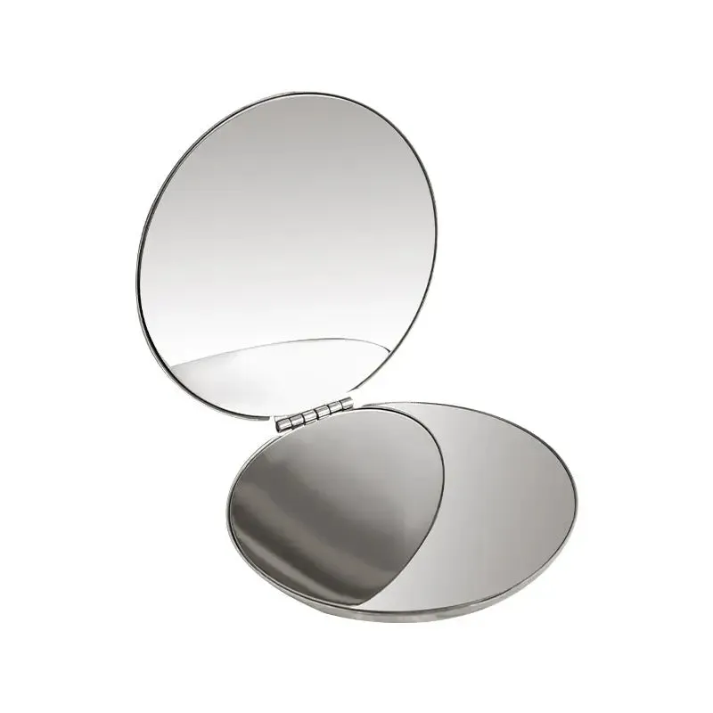 Foldable Double-sided Stainless Steel Cosmetic Mirror