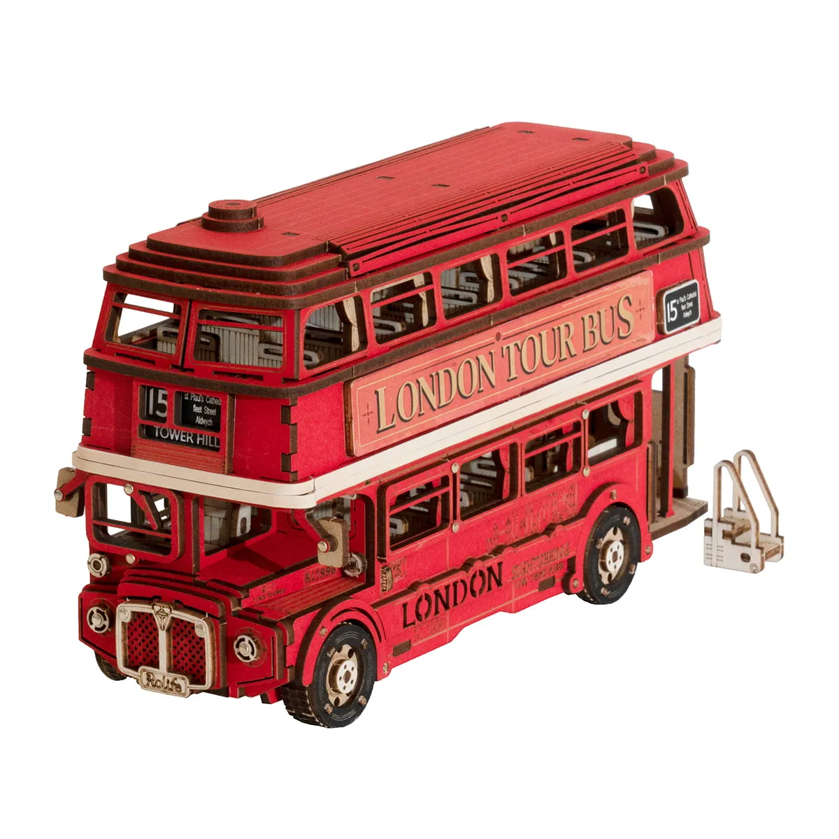 Rolife London Tour Bus 3D Wooden Puzzle TGM02